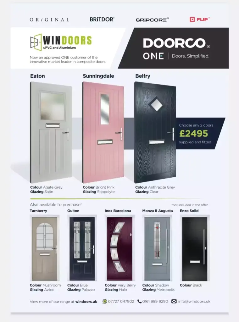 Special offer on doors and windows