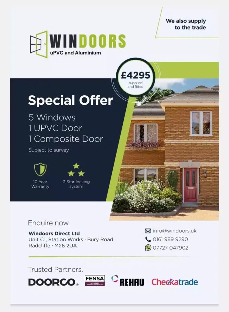 Special offer on doors and windows